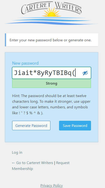 Set Password